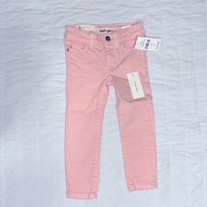 🔅‼️2T GIRLS Warp+Weft pink skinny jeans NWT